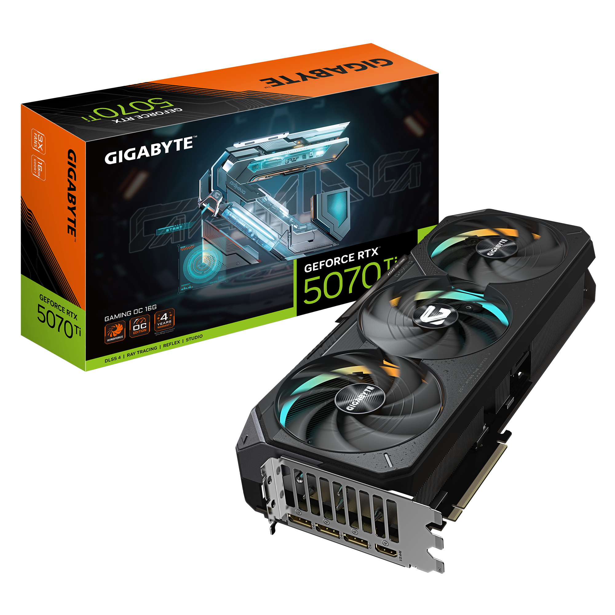 כרטיס מסך GIGABYTE GeForce RTX 5070 Ti GAMING OC 16G